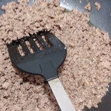 おつまみに、牛豚ミンチ肉のそぼろ。